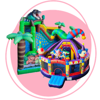 Castelo insuflável multiplay
