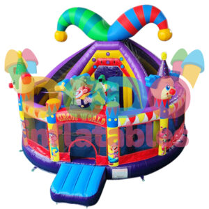 Castelo insuflável Multiplay Circo com escorrega