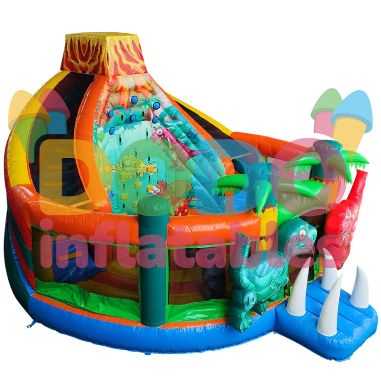 Castelo insuflável Multiplay Vulcão com escorrega
